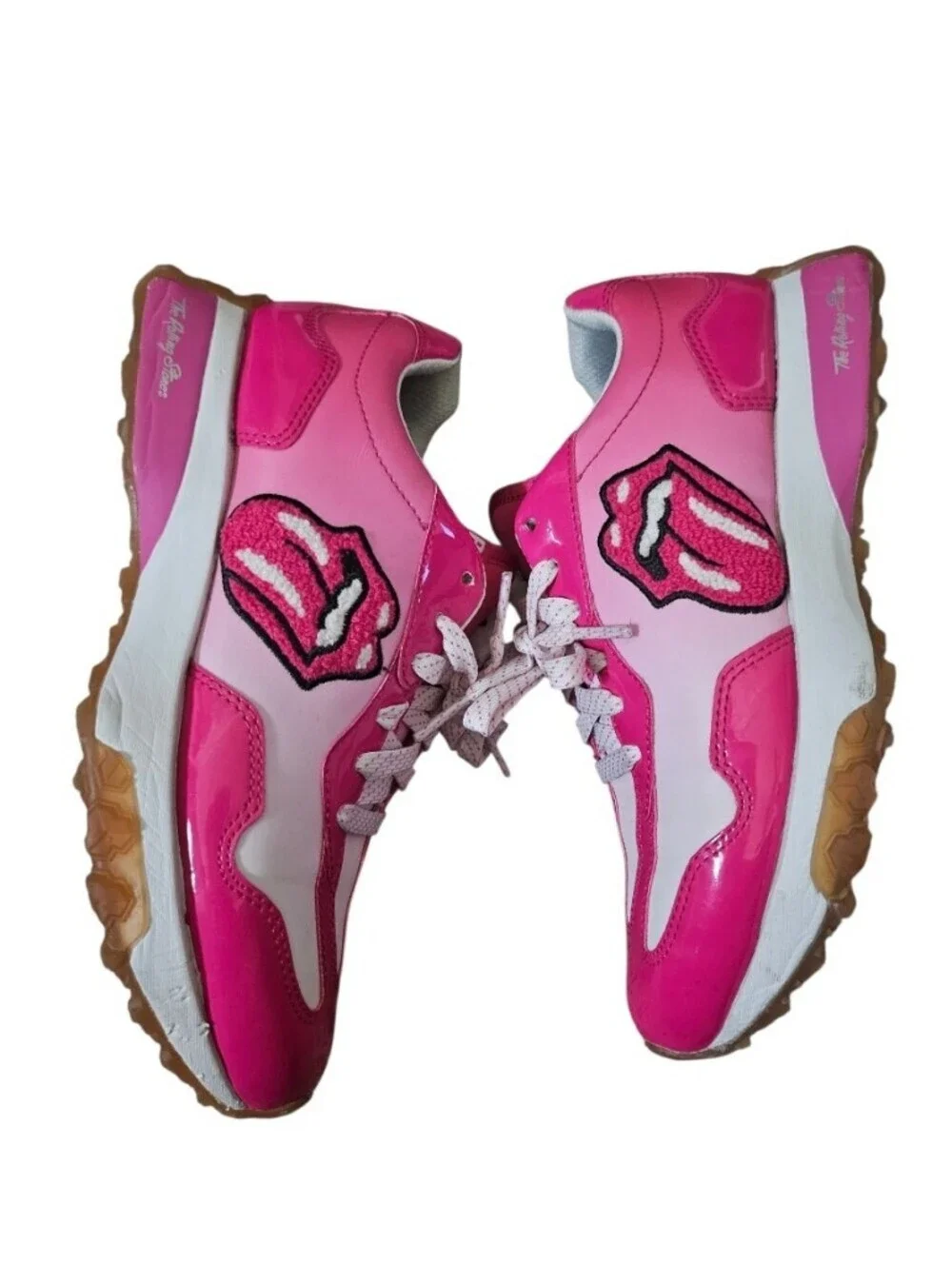 Rolling Stones Mark Nason Pink Skechers SZ 6